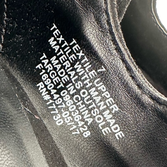 A new day womens heels size 7 black faux suede punk steampunk - Picture 10 of 11